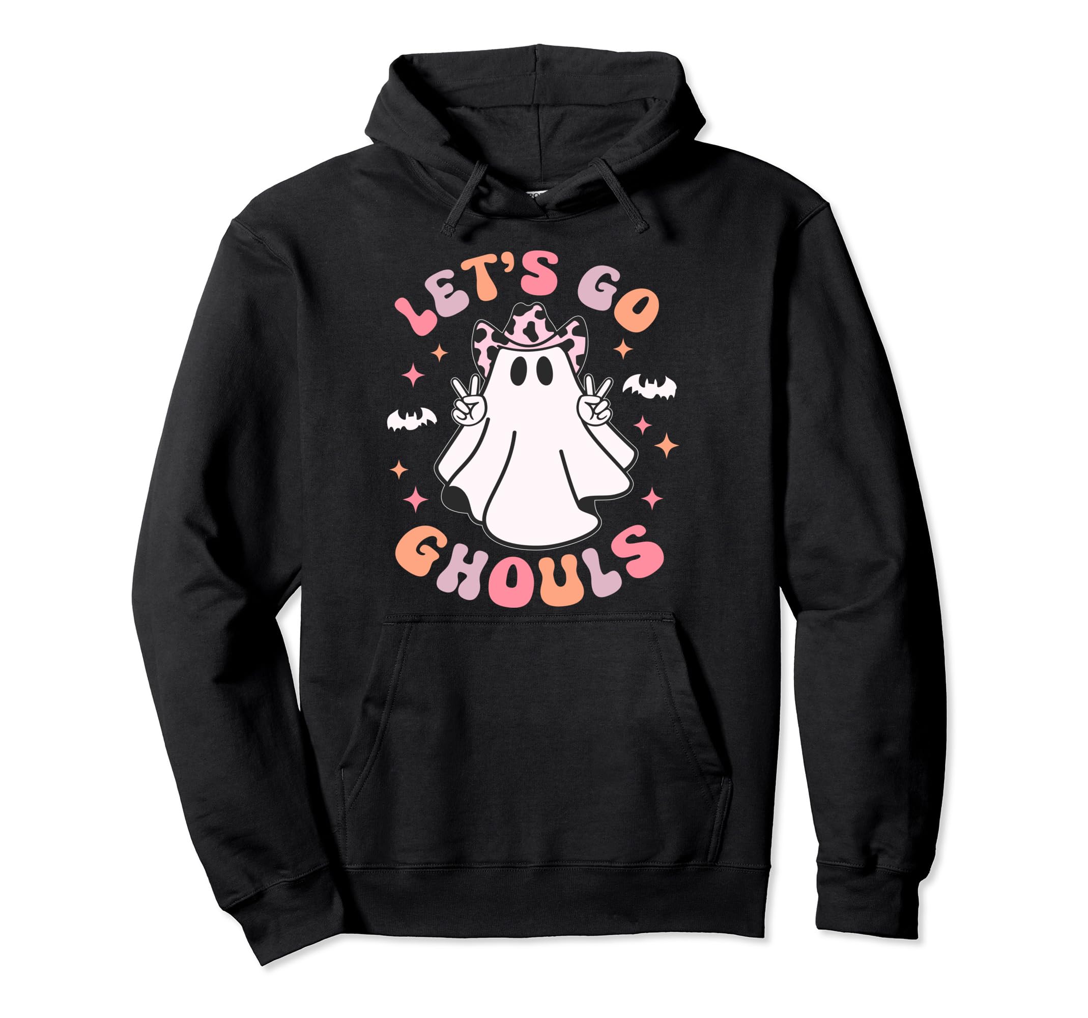 Lets Go Ghouls Funny Halloween Western Hoodie - Streetwear Style Unisex - T-Shirt, Sweatshirt, Hoodie