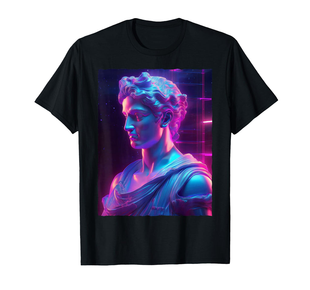 Vaporwave Aesthetic Greek Statue T-Shirt - Novelty Apparel Unisex - T-Shirt, Sweatshirt, Hoodie