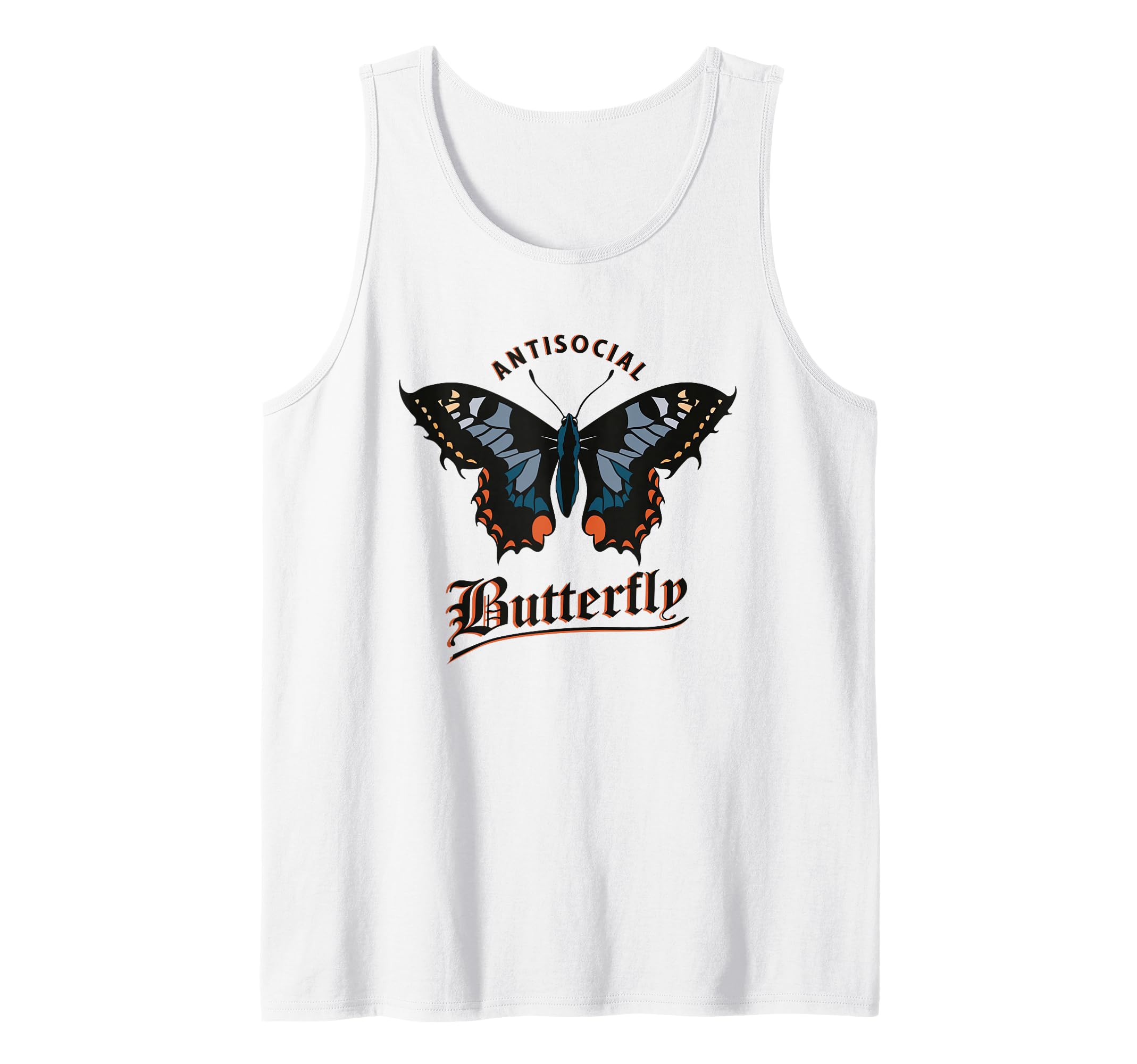 Anti Social Butterfly Sarcastic Sweatshirt - Fun Novelty Design Men Women - T-Shirt, Sweatshirt, Hoodie