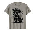Funny Miniature Schnauzer Cowboy Western T-Shirt - Novelty Apparel Unisex - T-Shirt, Sweatshirt, Hoodie