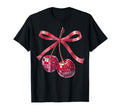 Coquette Cherry Mirror Disco Ball T-Shirt - Aesthetic Graphic Men Women - T-Shirt, Sweatshirt, Hoodie