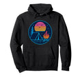 Campfire Sunset 70S 80S Nostalgic Hoodie - Novelty Apparel for Adults - T-Shirt, Sweatshirt, Hoodie