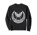 Crescent Moon Moth Goth Horror Sweatshirt - Custom Art Print Unisex - T-Shirt, Sweatshirt, Hoodie