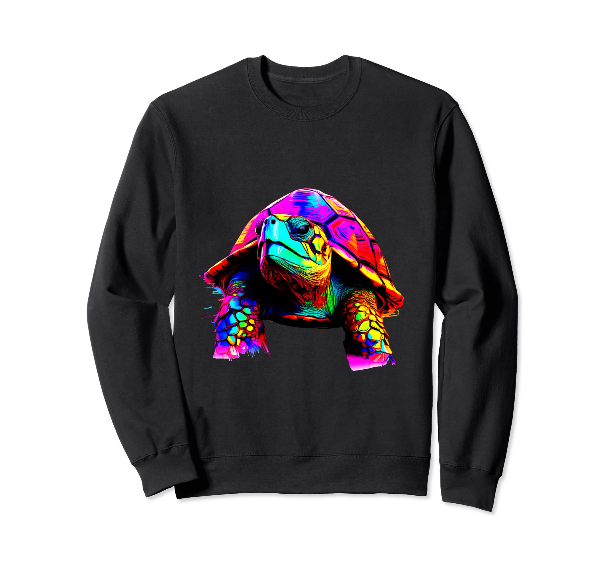 80S 90S Synthwave Turtle Tortoise Sweatshirt - Streetwear Style Unisex - T-Shirt, Sweatshirt, Hoodie