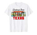 Greetings From Houston Texas T-Shirt - Casual Everyday Wear for Adults - T-Shirt, Sweatshirt, Hoodie