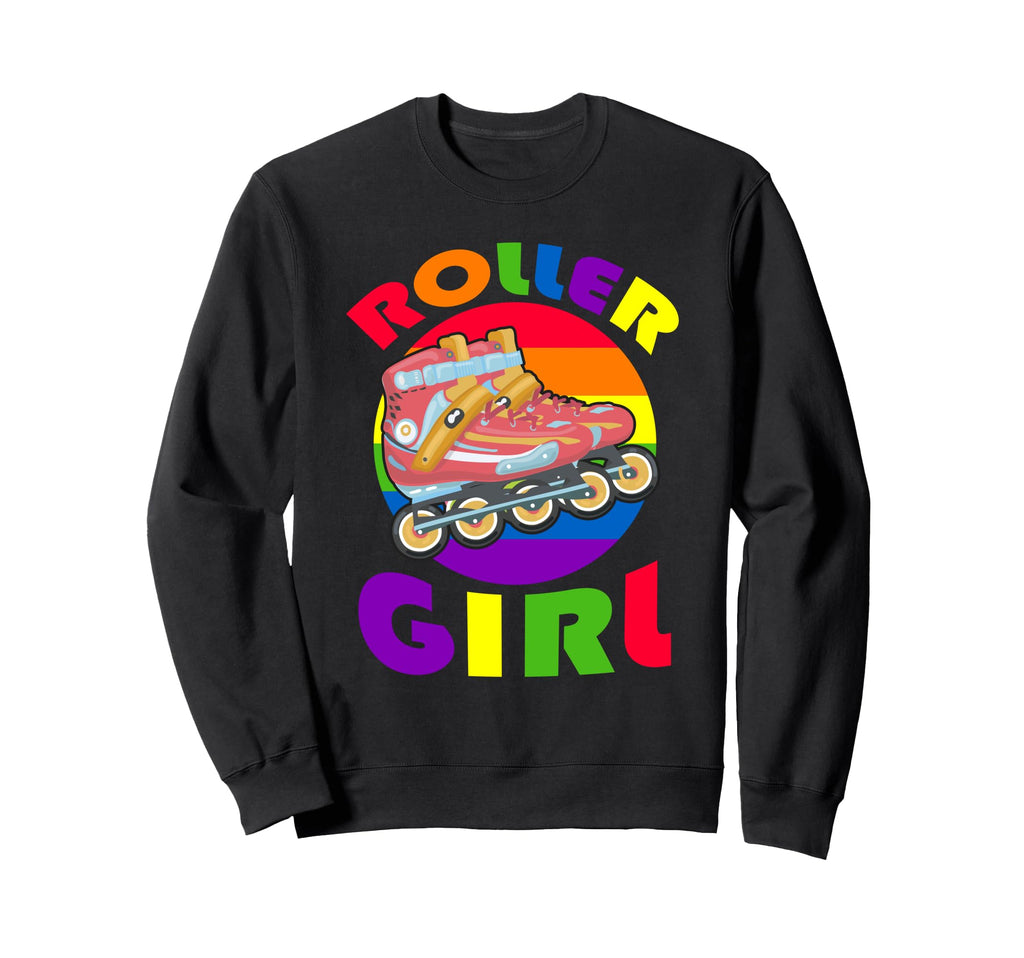 Roller Birthday Roller Skater Sweatshirt - Casual Everyday Wear Unisex - T-Shirt, Sweatshirt, Hoodie