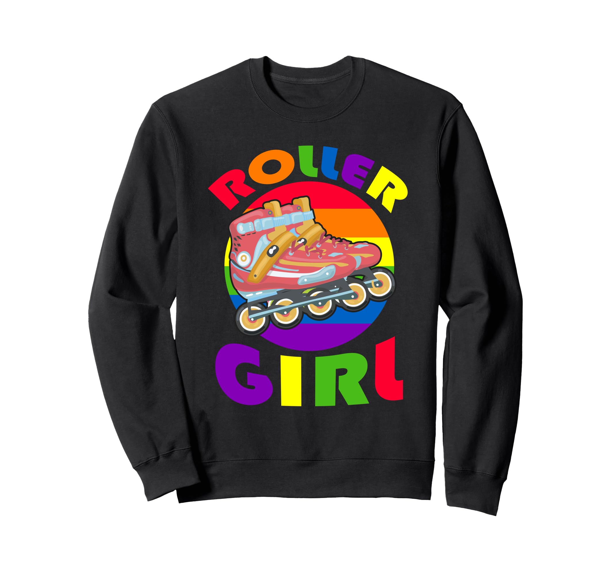 Roller Birthday Roller Skater Sweatshirt - Casual Everyday Wear Unisex - T-Shirt, Sweatshirt, Hoodie