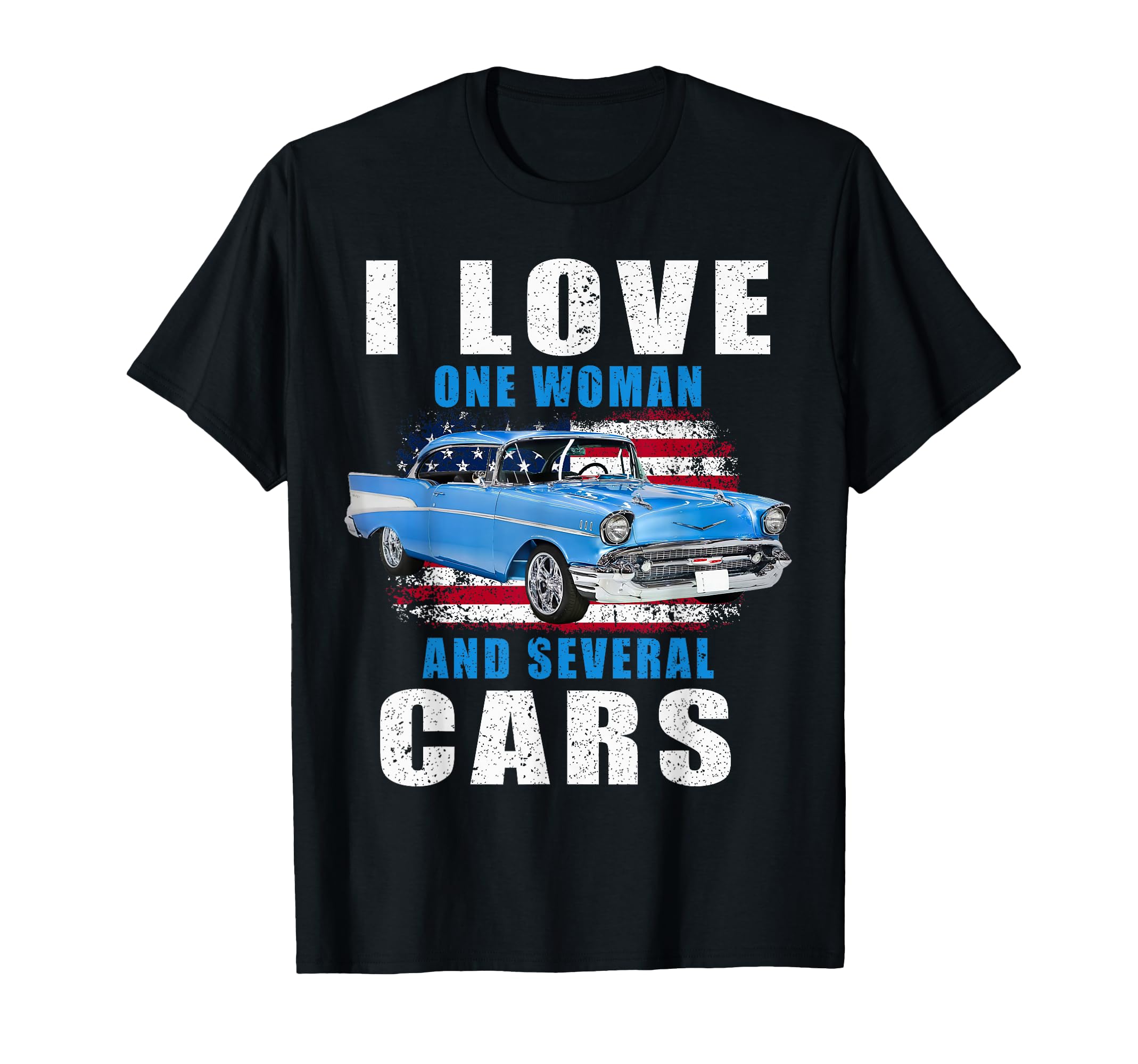 1957 57 Bel Air I Love One And Several T-Shirt - Graphic Print Men Women - T-Shirt, Sweatshirt, Hoodie
