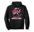 Car Just Who Loves Muscle Car American Hoodie - Novelty Apparel Unisex - T-Shirt, Sweatshirt, Hoodie