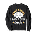 Meditation Yoga Spiritual Peace Sweatshirt - Streetwear Style for Adults - T-Shirt, Sweatshirt, Hoodie
