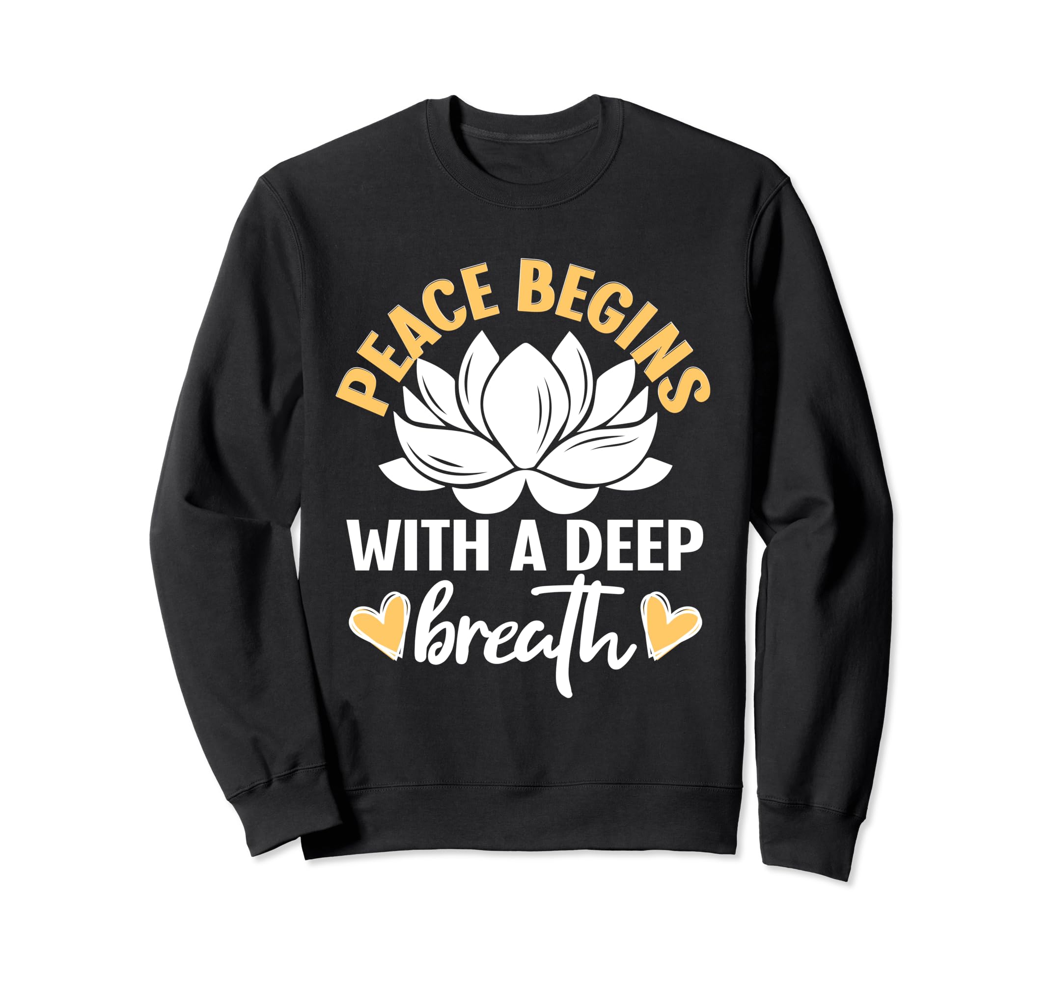 Meditation Yoga Spiritual Peace Sweatshirt - Streetwear Style for Adults - T-Shirt, Sweatshirt, Hoodie