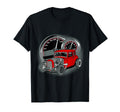 Red American Hot Rod Gauges Showing T-Shirt - Fun Novelty Design Unisex - T-Shirt, Sweatshirt, Hoodie