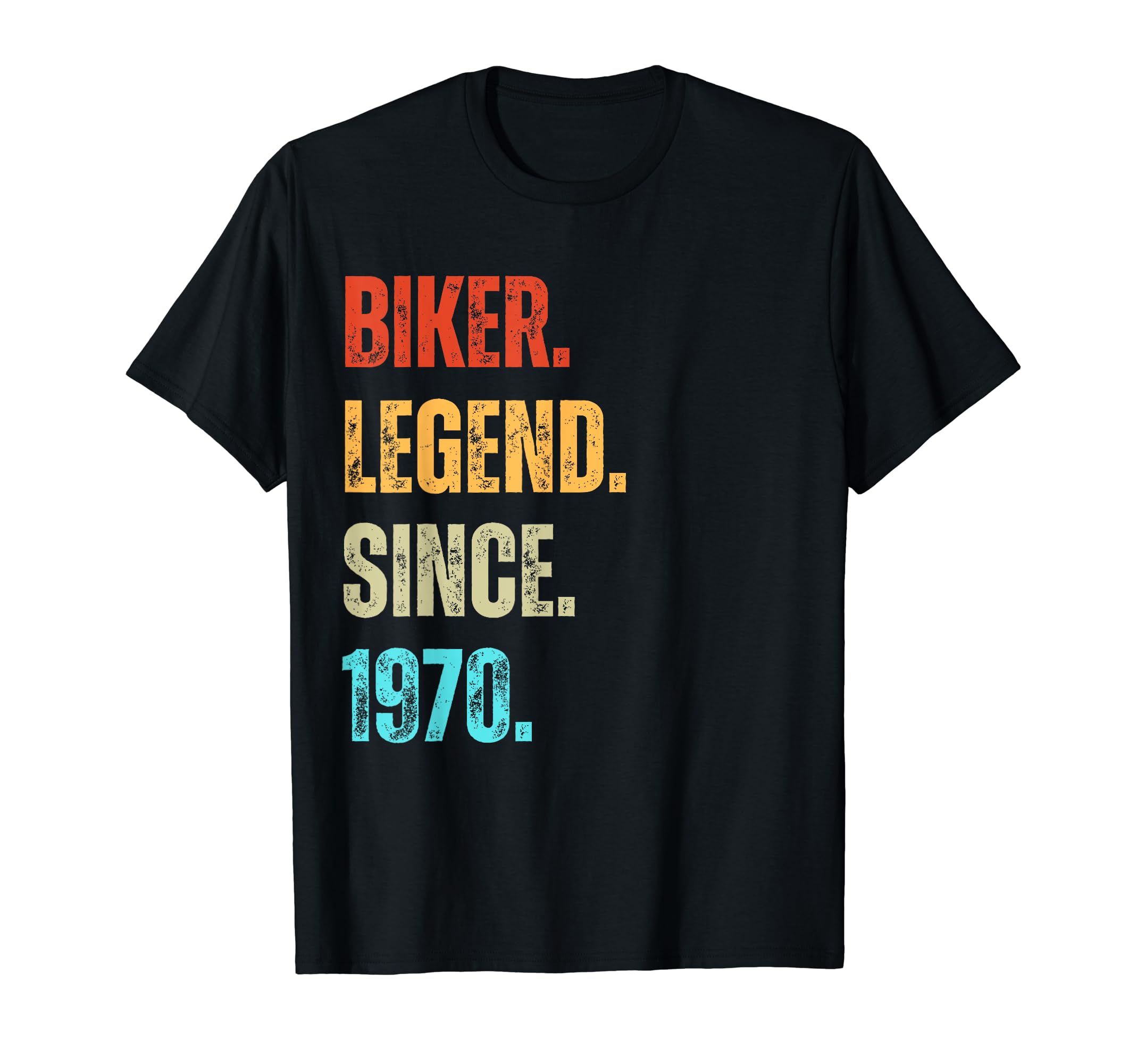Biker Legend Since 1970 Rider Motorbike T-Shirt - Unique Graphic Unisex - T-Shirt, Sweatshirt, Hoodie