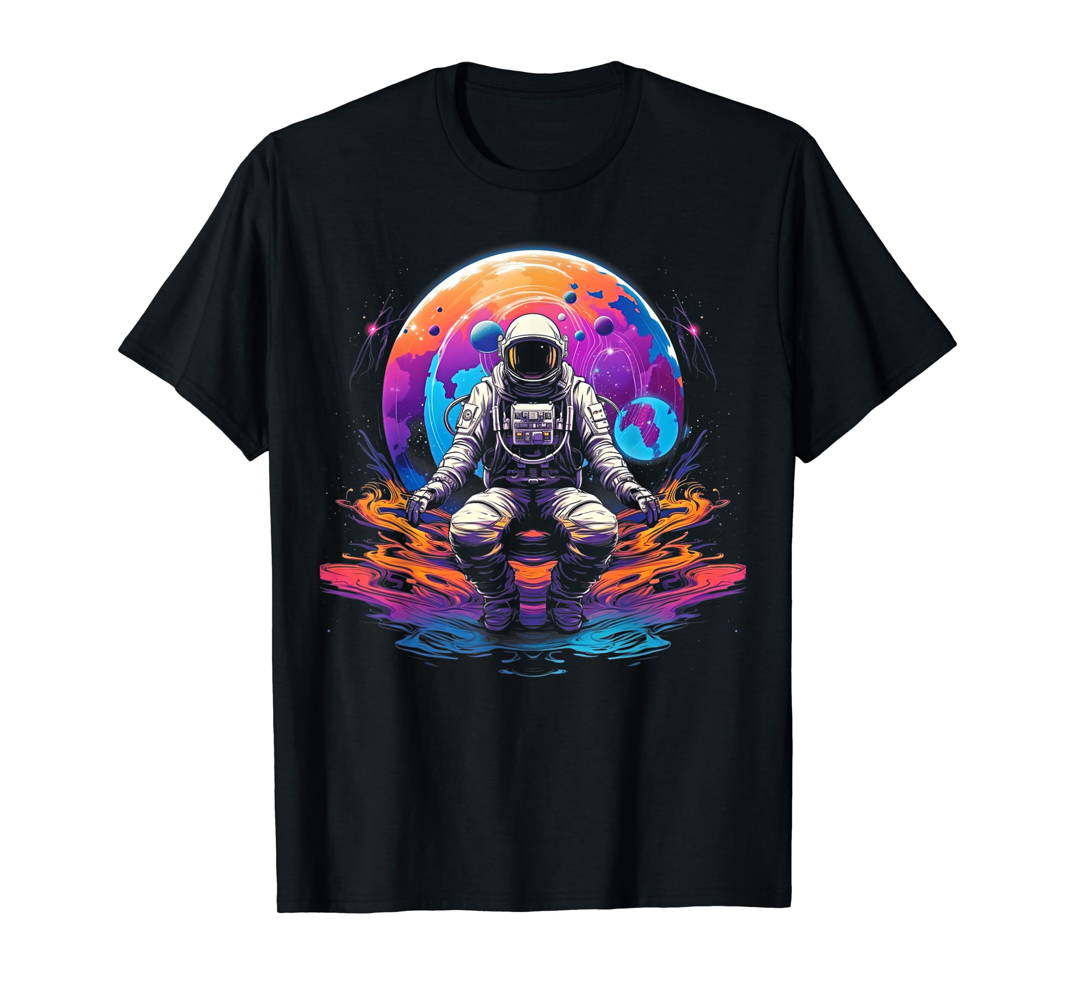 Synthwave Astronaut Cyberpunk 80S Sci Fi 11 T-Shirt - Trendy Graphic Unisex - T-Shirt, Sweatshirt, Hoodie