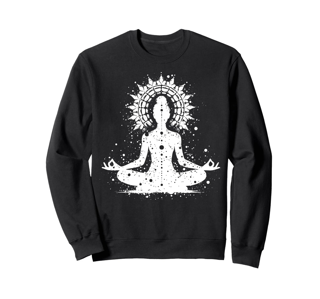 Silhouette Meditation Spiritual Sweatshirt - Aesthetic Graphic Unisex - T-Shirt, Sweatshirt, Hoodie