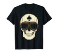 Skull Cafe Racer T-Shirt - Unique Graphic Men Women - T-Shirt, Sweatshirt, Hoodie