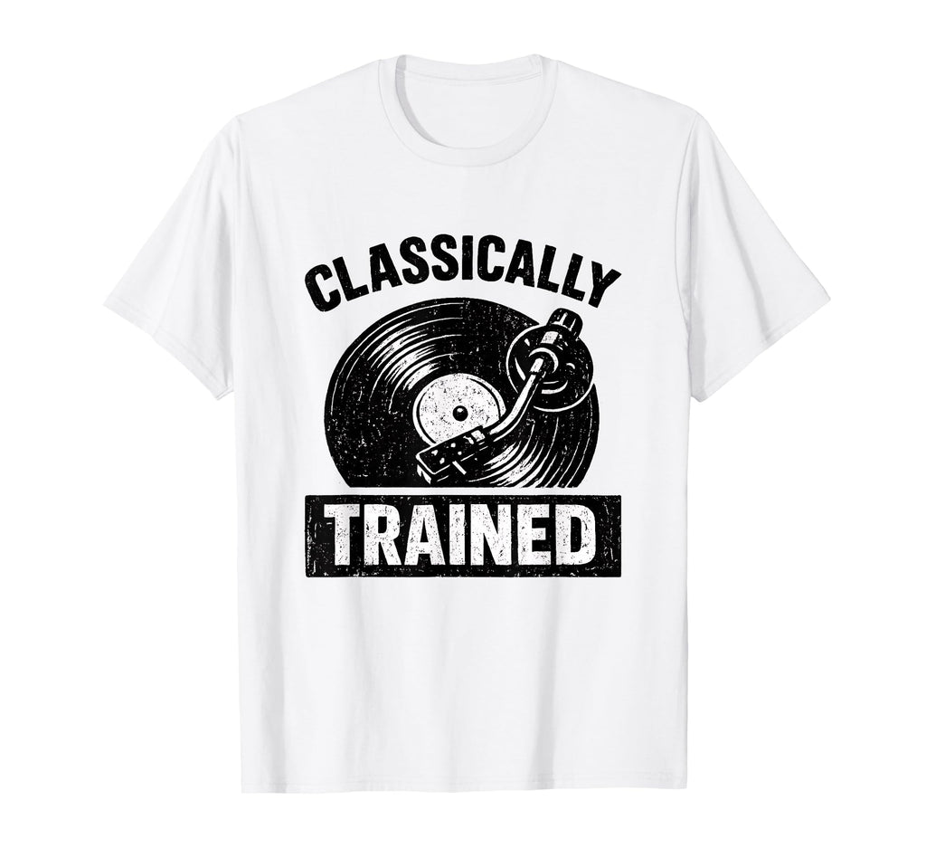 Vinyl Record Player Classically T-Shirt - Trendy Graphic for Adults - T-Shirt, Sweatshirt, Hoodie