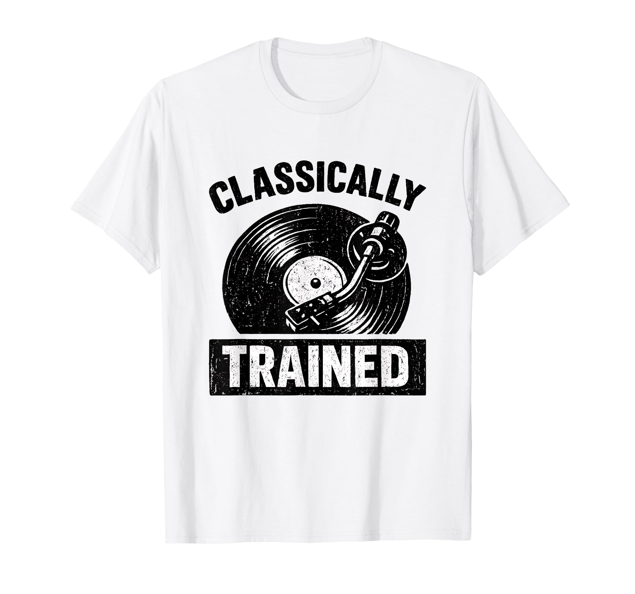 Vinyl Record Player Classically T-Shirt - Trendy Graphic for Adults - T-Shirt, Sweatshirt, Hoodie
