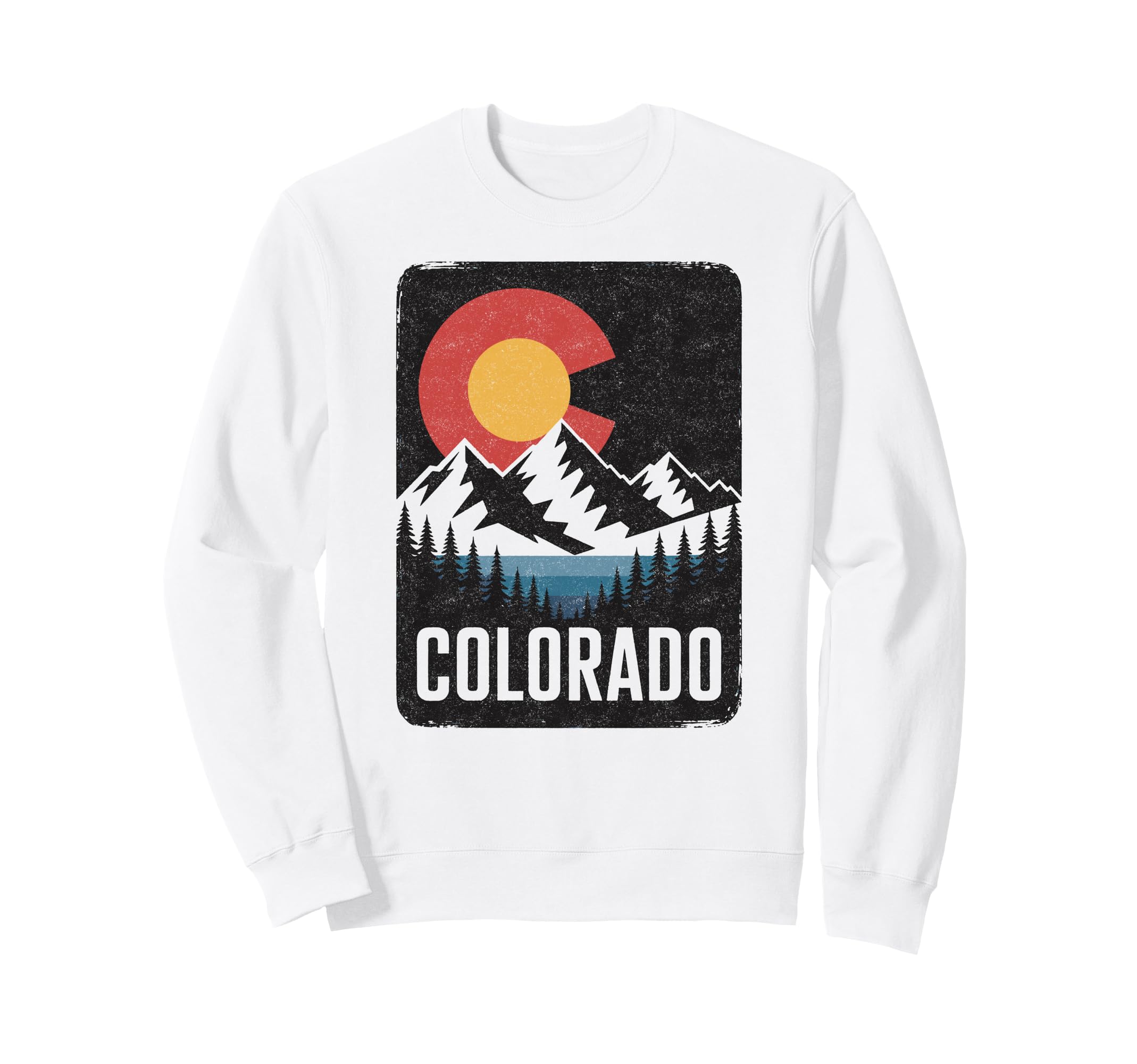 Colorado Mountains Nature Hiking Sweatshirt - Aesthetic Graphic for Adults - T-Shirt, Sweatshirt, Hoodie