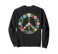 Peace Love Hippie Tie Dye 60S Sweatshirt - Casual Everyday Wear for Adults - T-Shirt, Sweatshirt, Hoodie