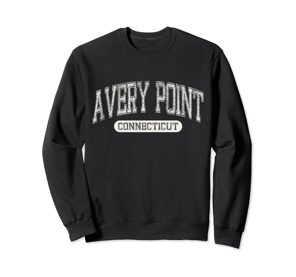 Avery Point Beach Ct Distressed Beach Sweatshirt - Streetwear Style Unisex - T-Shirt, Sweatshirt, Hoodie