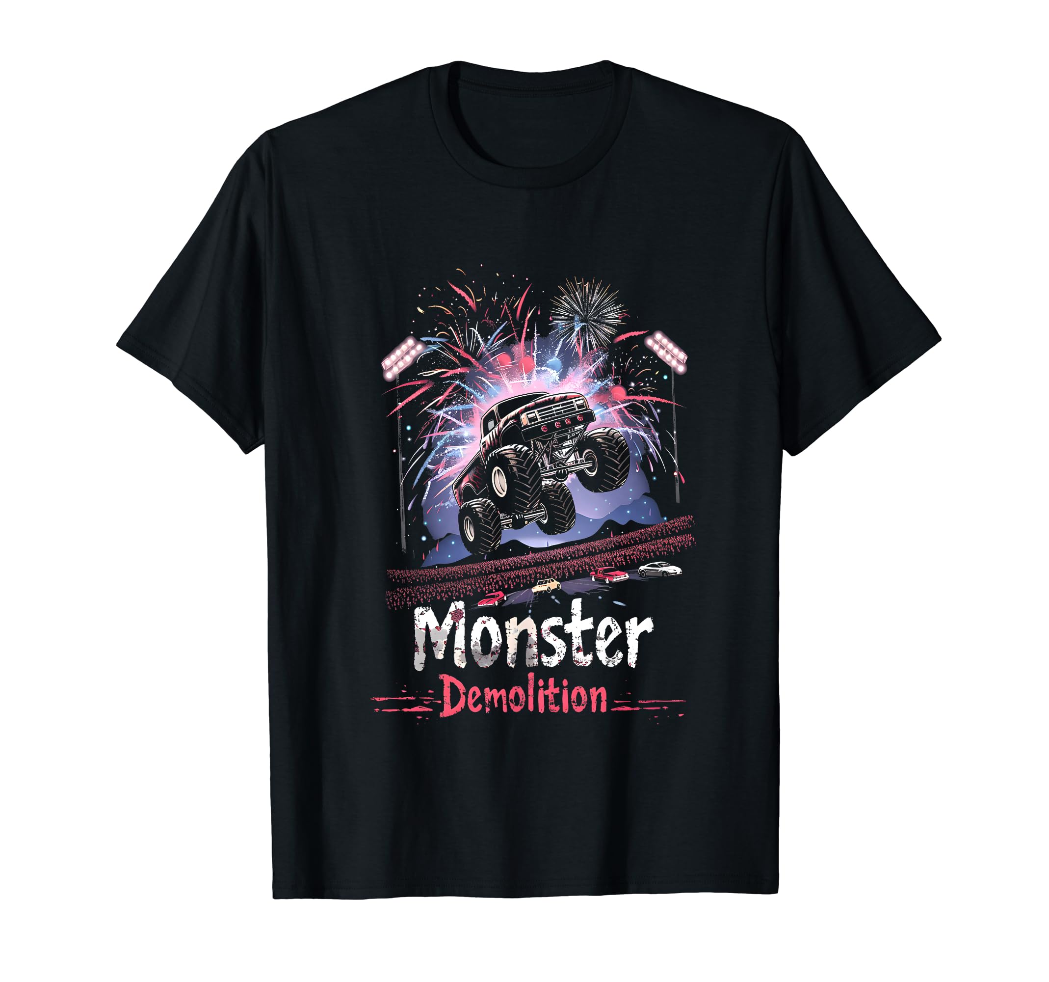 Monster Truck Demolition Car T-Shirt - Fun Novelty Design for Adults - T-Shirt, Sweatshirt, Hoodie