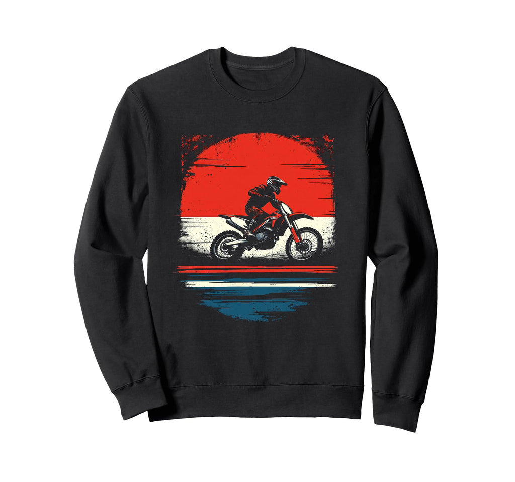 Motorcycle Sweatshirt - Aesthetic Graphic for Adults - T-Shirt, Sweatshirt, Hoodie