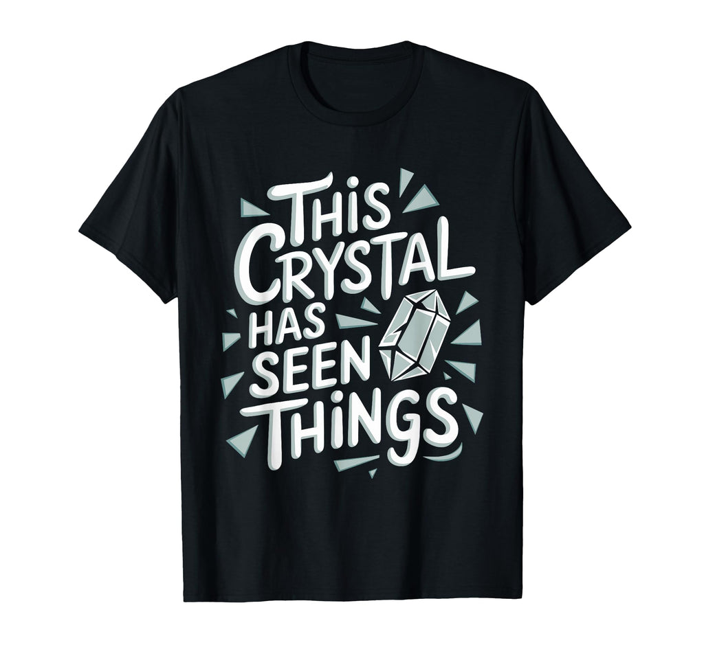 Healing Crystals Energy Stones T-Shirt - Fun Novelty Design for Adults - T-Shirt, Sweatshirt, Hoodie