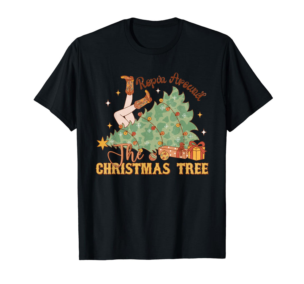 Western Repin Around Tree Cowgirl T-Shirt - Streetwear Style for Adults - T-Shirt, Sweatshirt, Hoodie