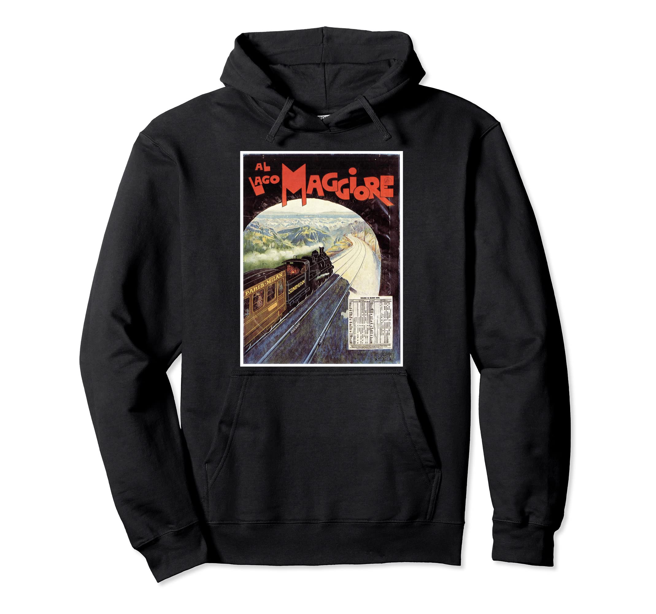 Lake Maggiore Hoodie - Trendy Graphic for Adults - T-Shirt, Sweatshirt, Hoodie
