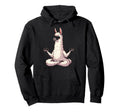 Meditation Llama Yoga Pose Hoodie - Casual Everyday Wear Men Women - T-Shirt, Sweatshirt, Hoodie
