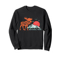 Grand Teton National Park Moose Sweatshirt - Custom Art Print for Adults - T-Shirt, Sweatshirt, Hoodie