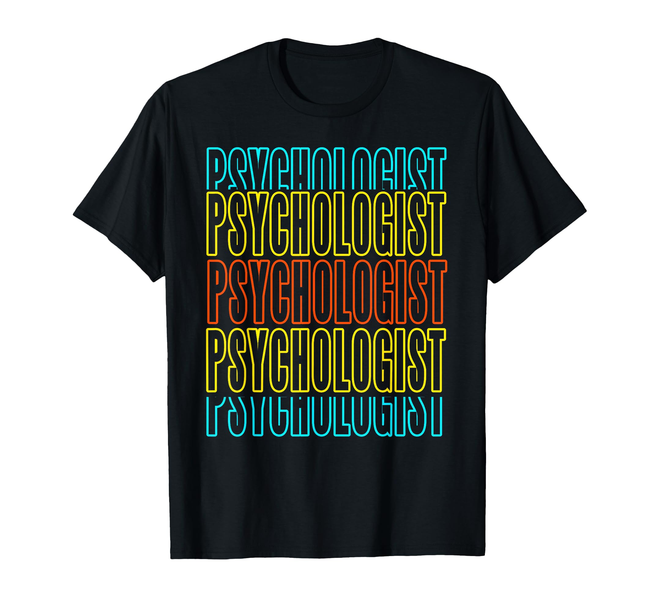 Psychologist Typography Mind Experts T-Shirt - Graphic Print Unisex - T-Shirt, Sweatshirt, Hoodie
