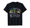 Biker Dragon Riding Motorbike T-Shirt - Streetwear Style Unisex - T-Shirt, Sweatshirt, Hoodie