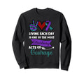 Suicide Awareness Mental Health Sweatshirt - Fun Novelty Design Men Women - T-Shirt, Sweatshirt, Hoodie