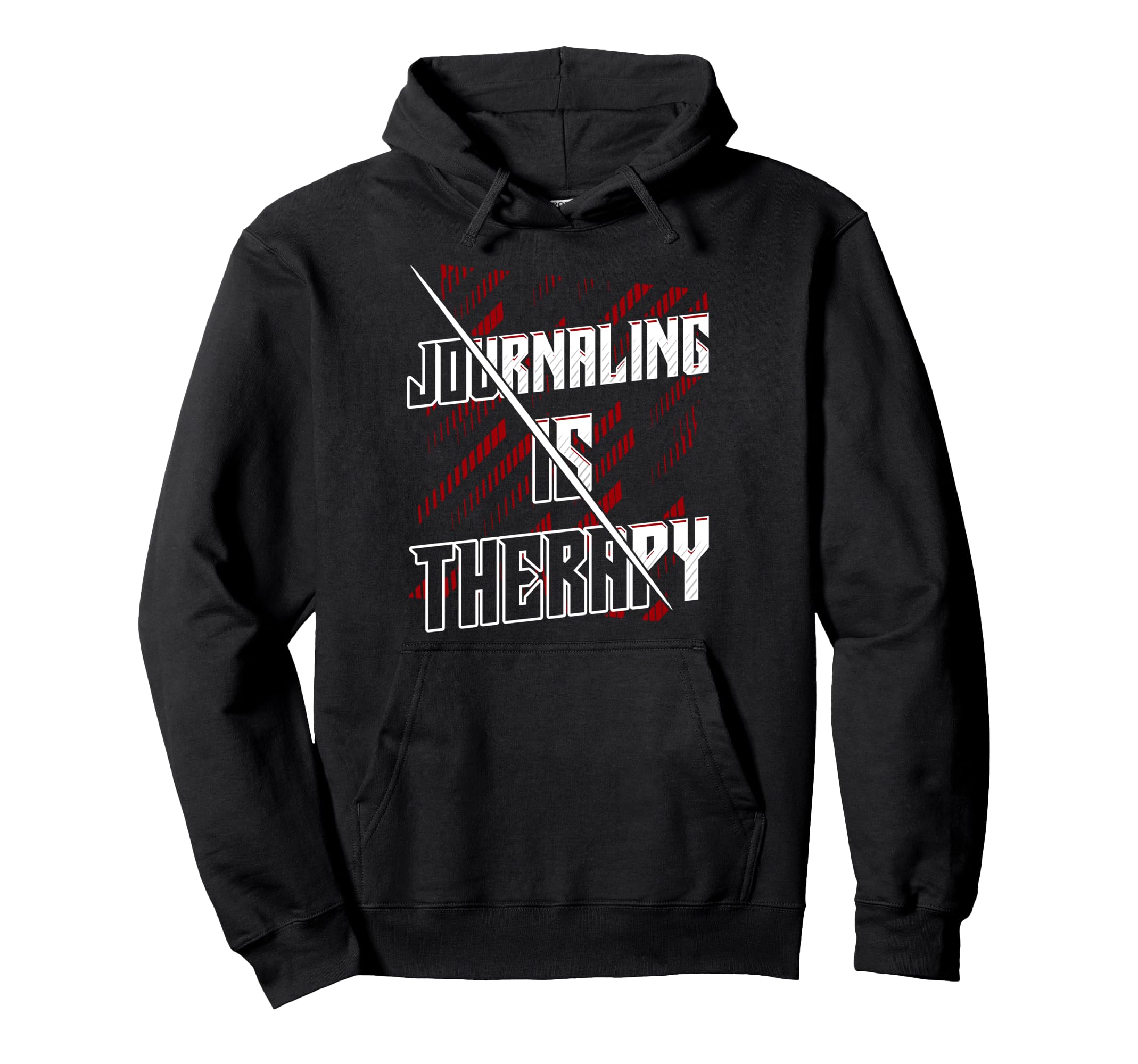 Journaling Is Therapy Mental Wellness Hoodie - Novelty Apparel Men Women - T-Shirt, Sweatshirt, Hoodie
