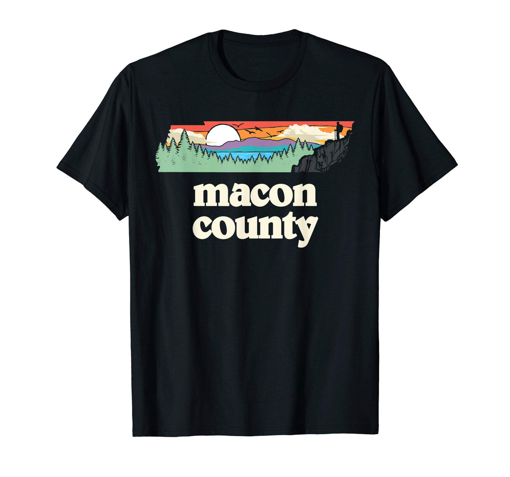 Macon County Tennessee Outdoors Nature T-Shirt - Minimalist Print Unisex - T-Shirt, Sweatshirt, Hoodie
