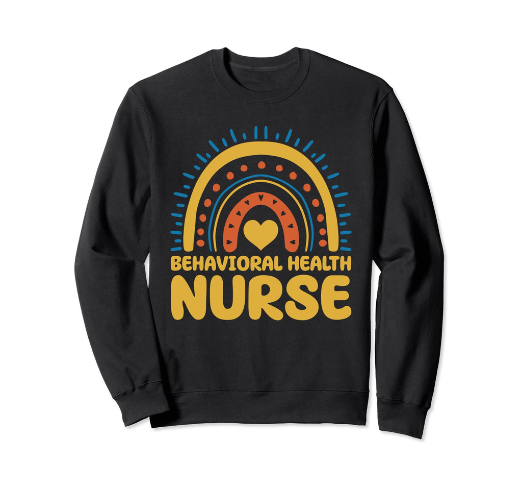 Behavioral Health Nurse Boho Sweatshirt - Streetwear Style Men Women - T-Shirt, Sweatshirt, Hoodie