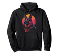 German Shepherd Dog Vaporwave Hoodie - Aesthetic Graphic Men Women - T-Shirt, Sweatshirt, Hoodie