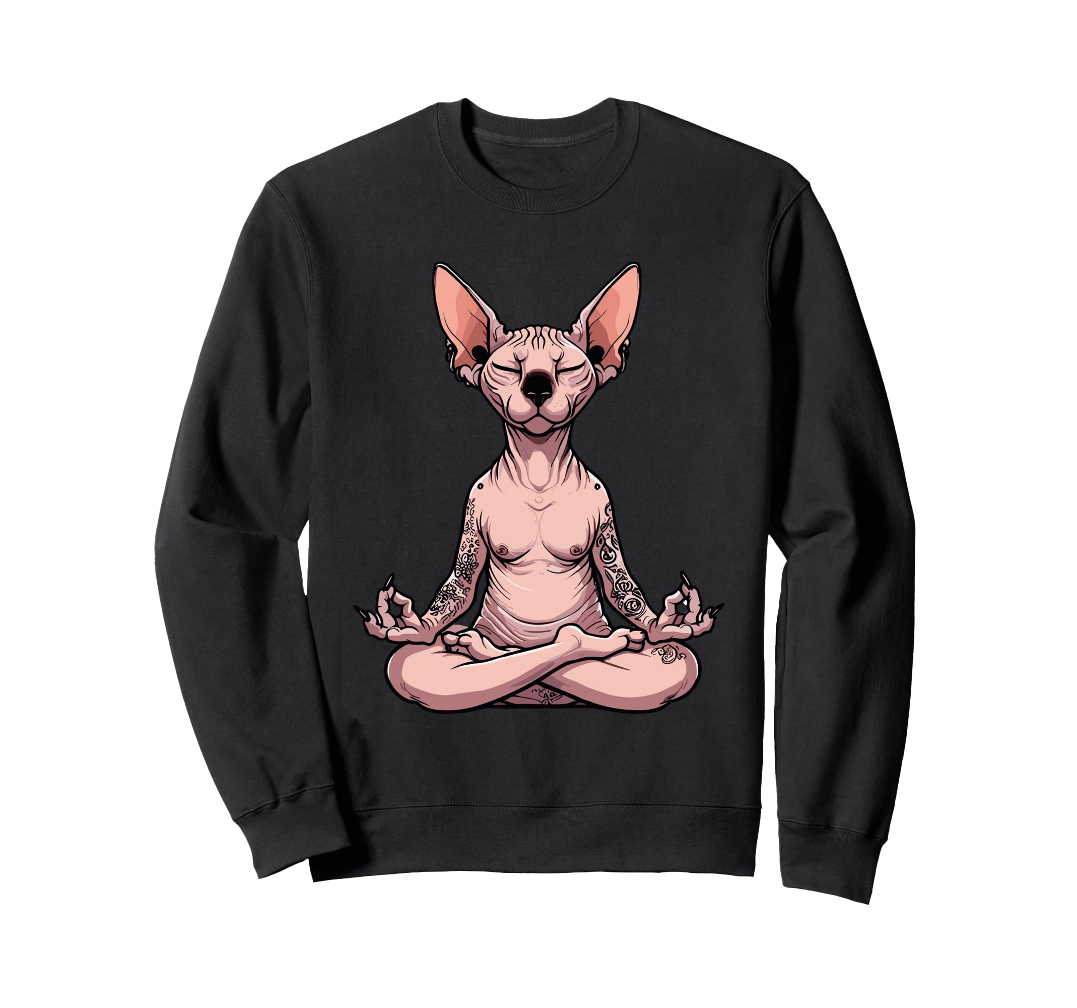 Meditation Sphynx Yoga Pose Sweatshirt - Casual Everyday Wear Unisex - T-Shirt, Sweatshirt, Hoodie