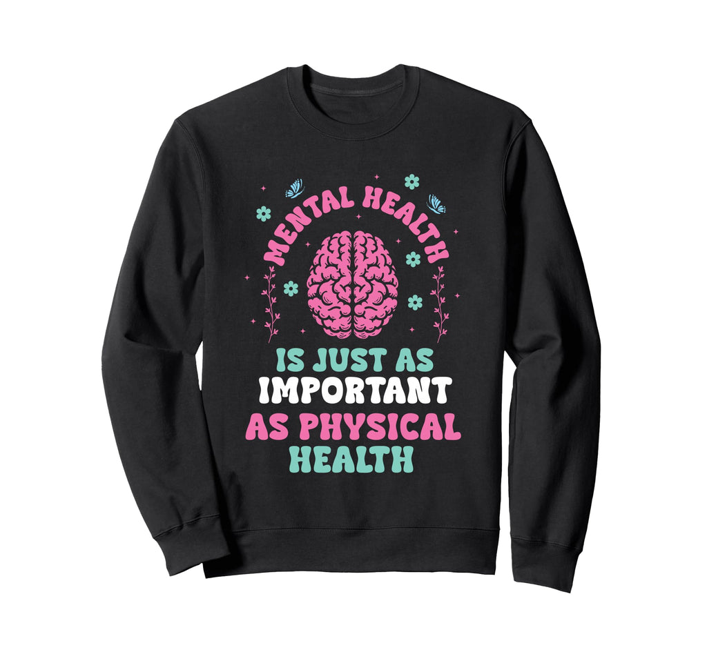 Green Ribbon Mental Health Awareness Sweatshirt - Novelty Apparel Men Women - T-Shirt, Sweatshirt, Hoodie