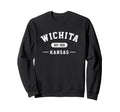 Wichita Kansas Est 1868 Athletic Sweatshirt - Unique Graphic Men Women - T-Shirt, Sweatshirt, Hoodie