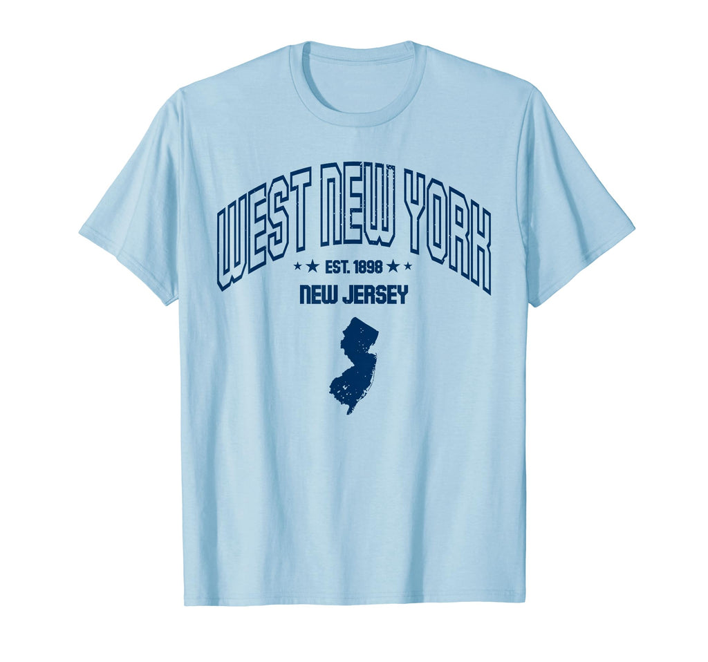 West New York New Jersey Nj T-Shirt - Minimalist Print for Adults - T-Shirt, Sweatshirt, Hoodie