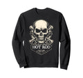 Skull Biker Motorcycle Mechanical Sweatshirt - Novelty Apparel for Adults - T-Shirt, Sweatshirt, Hoodie