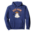 Funny Halloween Boo Haw Ghost Western Hoodie - Unique Graphic for Adults - T-Shirt, Sweatshirt, Hoodie