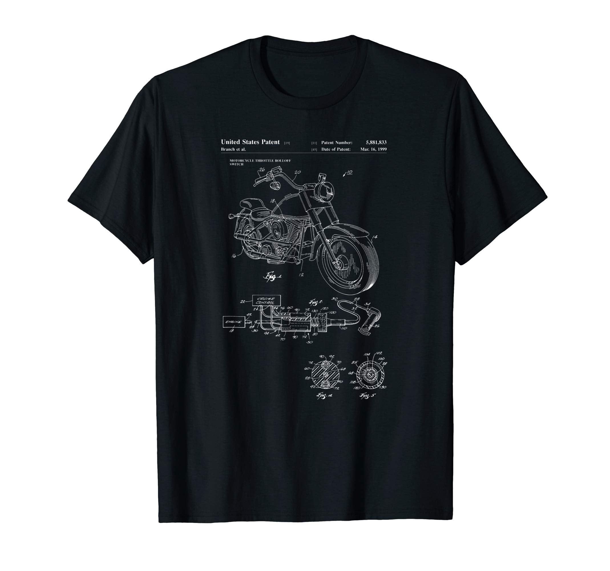 Patent 1999 Motorcycle T-Shirt - Fun Novelty Design Men Women - T-Shirt, Sweatshirt, Hoodie