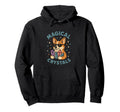 Corgi Magical Crystals Energy Healing Hoodie - Streetwear Style for Adults - T-Shirt, Sweatshirt, Hoodie