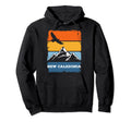 New Caledonia Country Pride Sunset Hoodie - Minimalist Print for Adults - T-Shirt, Sweatshirt, Hoodie