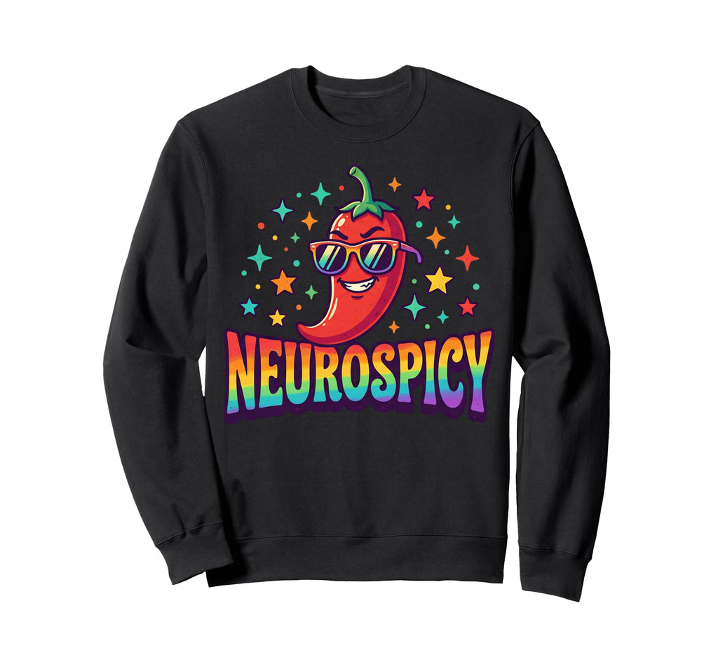 Neurospicy Neurodivergent Funny Adhd Hoodie - Graphic Print for Adults - T-Shirt, Sweatshirt, Hoodie