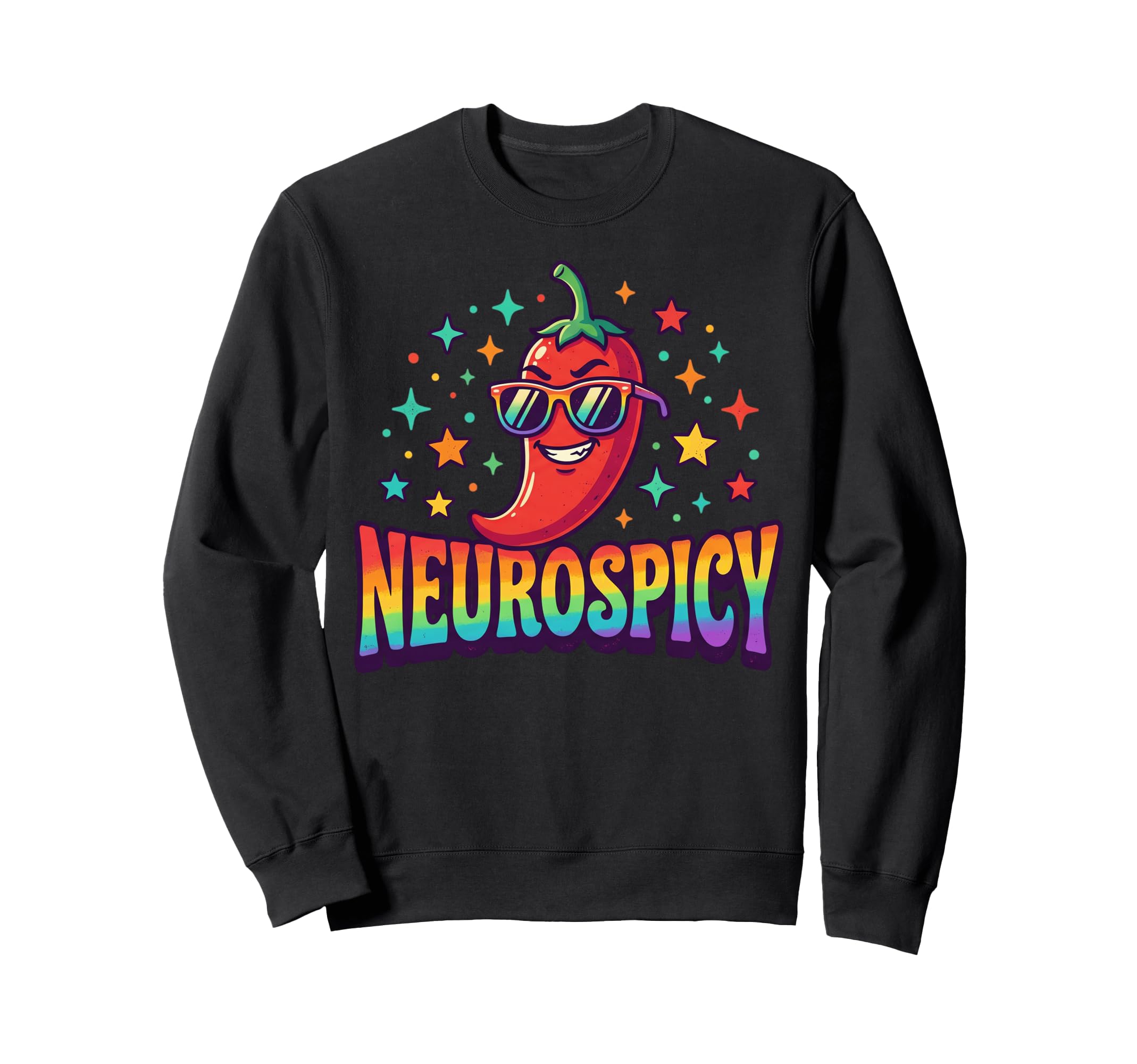 Neurospicy Neurodivergent Funny Adhd Hoodie - Graphic Print for Adults - T-Shirt, Sweatshirt, Hoodie